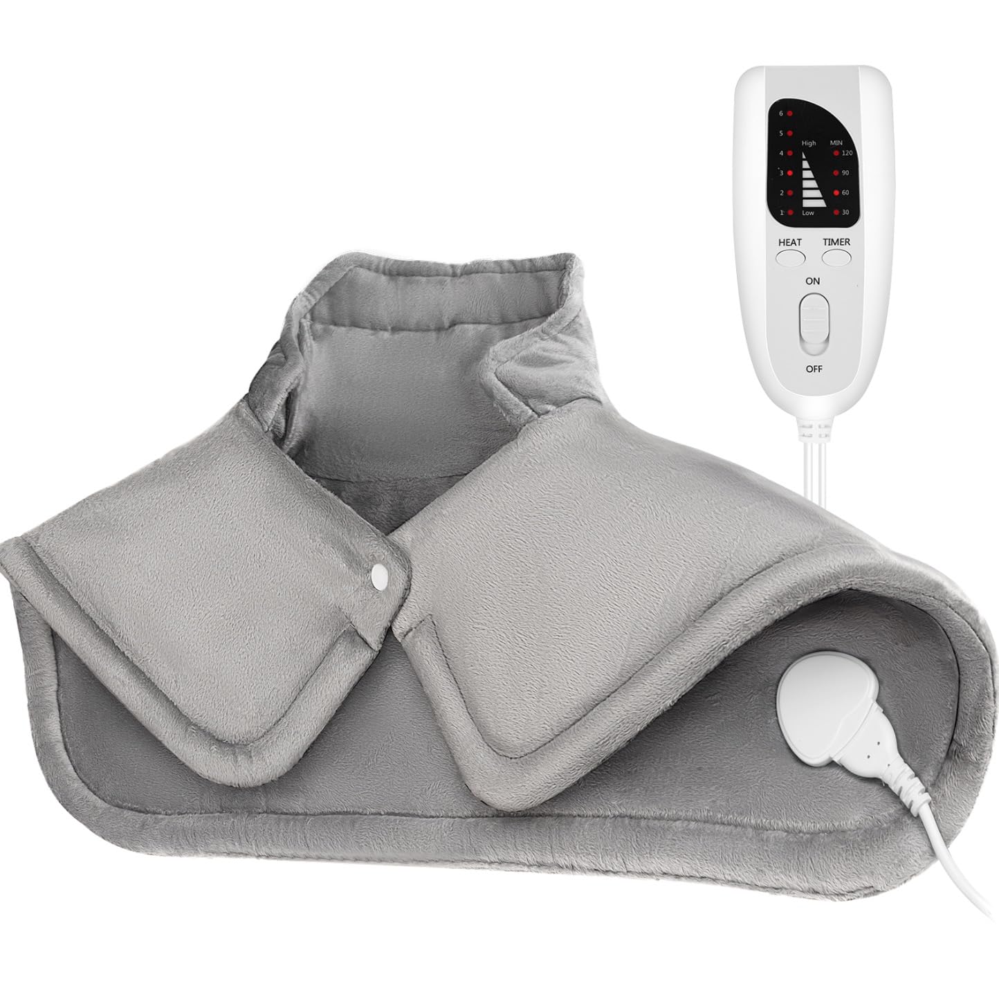 Heated neck and shoulder wrap- Men's heat therapy
