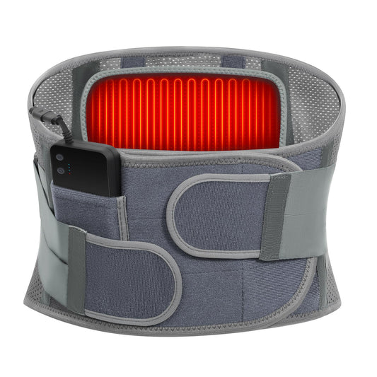 Heated Lower Back Brace - Men's Heat Therapy Support